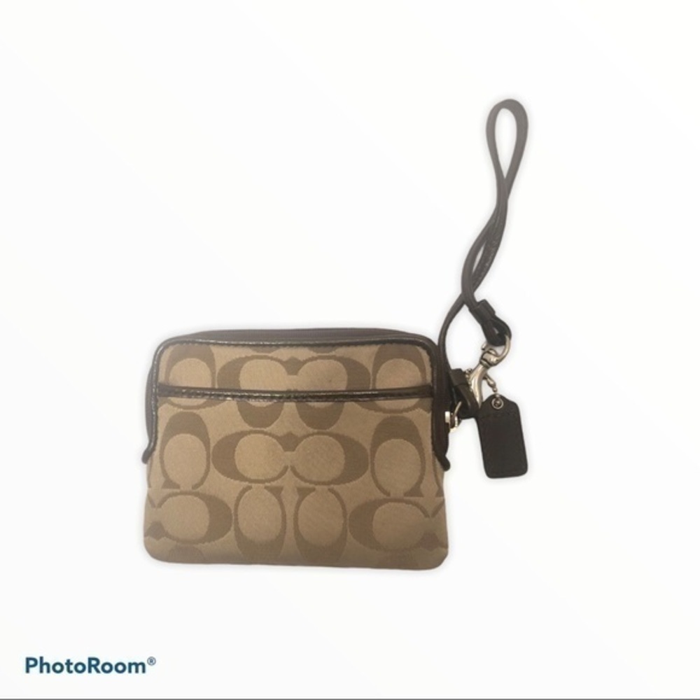 Coach brown signature wristlet - Picture 6 of 6